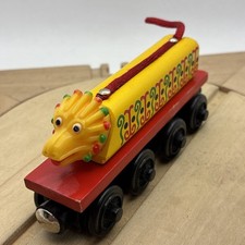CHINESE DRAGON CAR 2000  Thomas Wooden Railway Trains RETIRED Britt Allcroft
