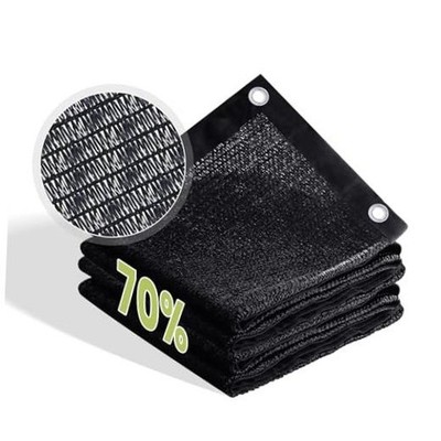 70% Patio Shade Cloth 10×16 FT with Grommets, Outdoor Sun Shade Fabric UV