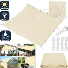 2X3/3X3/3X4/2x2M Sun Shade Sail Waterproof Outdoor Square Rectangle Garden Patio