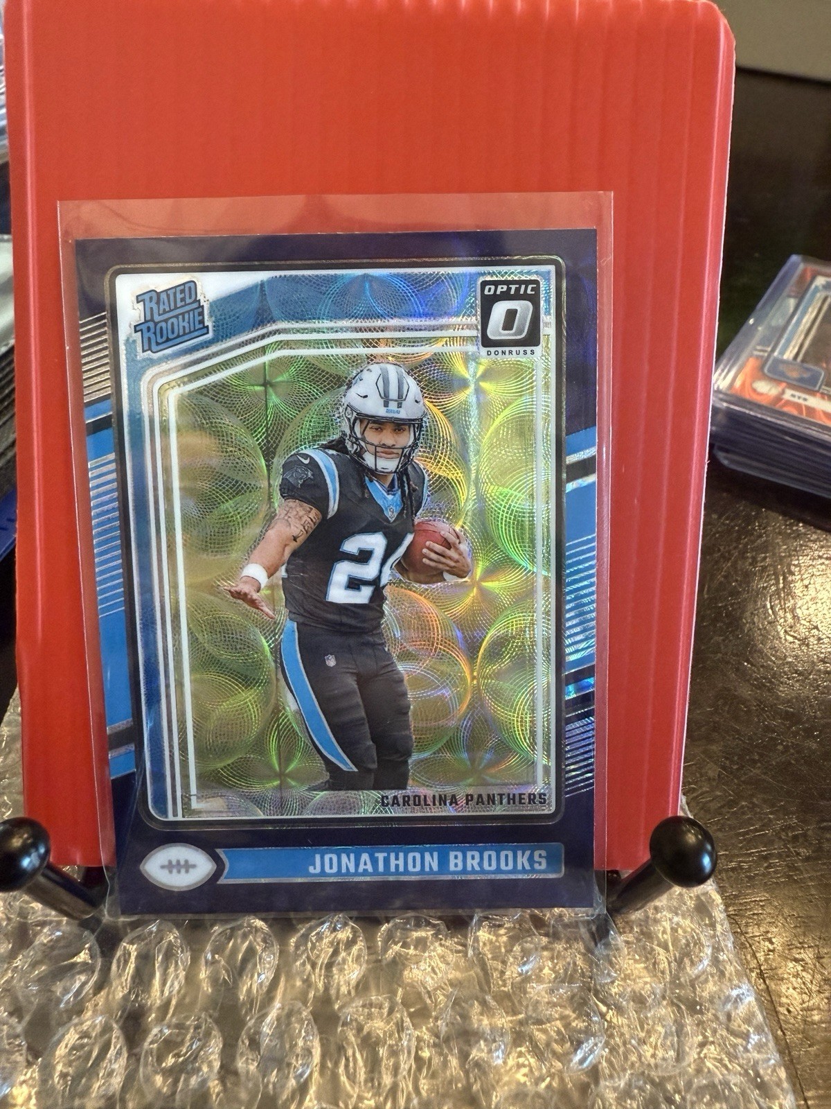 2024 Panini Donruss Optic - Jonathon Brooks #258 Purple Scope Prizm (RC)