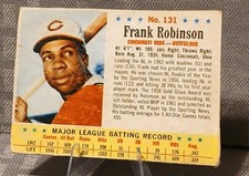 FRANK ROBINSON 1963 Post HANDCUT #131 Cincinnati Reds 