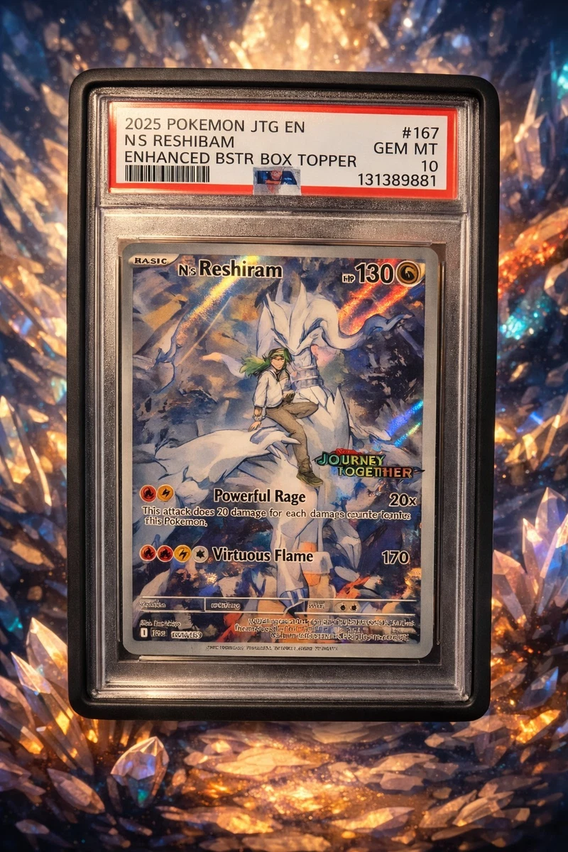 Reshiram Pokémon TCG Professional Sports Authenticator (PSA