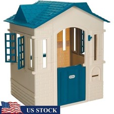 Cape Cottage Playhouse Indoor Outdoor Kids Playhouse Durable Safe Easy Assembly