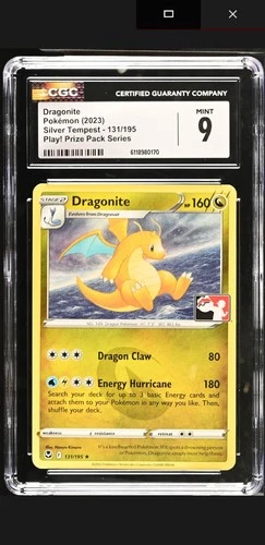 Dragonite 131/195 2023 Silver Tempest Play! Prize Pack CGC 9