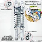 HONDA PASSPORT C50 C70 C90 CM90 CM91 REAR SHOCK ABSOBER CUSHION CHROME FREE SHIP