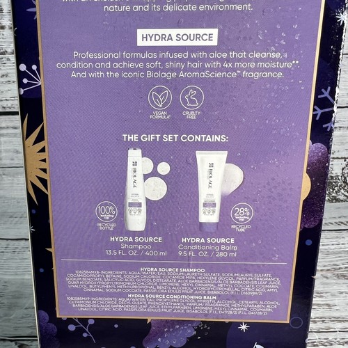 MATRIX Biolage Ultra Hydra Source Shampoo & Conditioning Balm Set 13.5 fl oz NEW - Picture 4 of 5