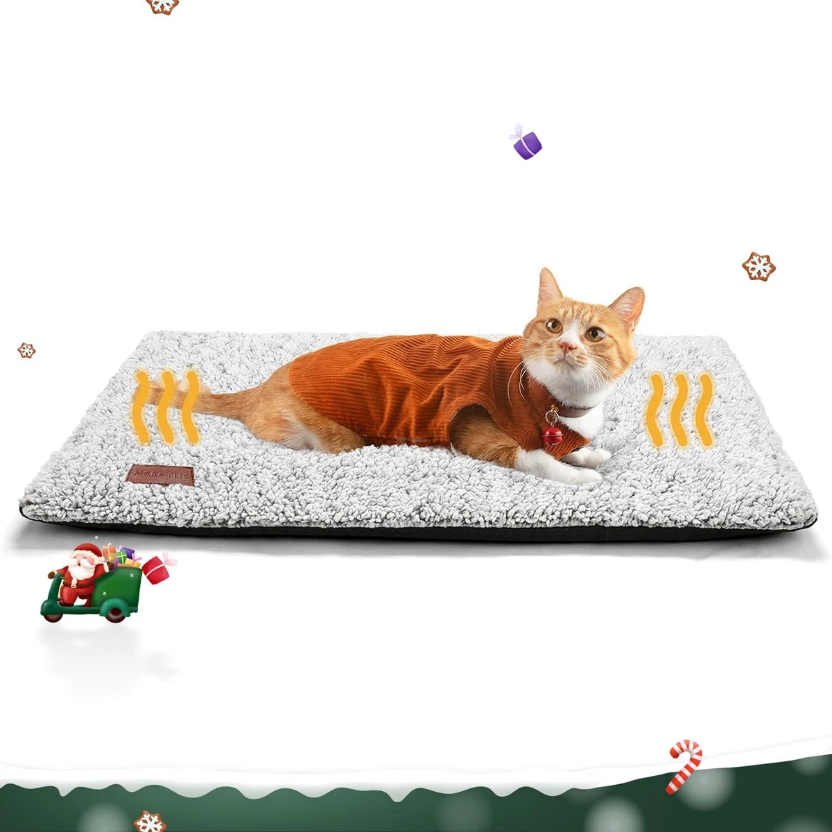 Self heating cat clearance mat