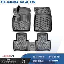 Car Floor Mats Liner For Mitsubishi Outlander Usa 2022-2026 3d Rubber Tpe Black