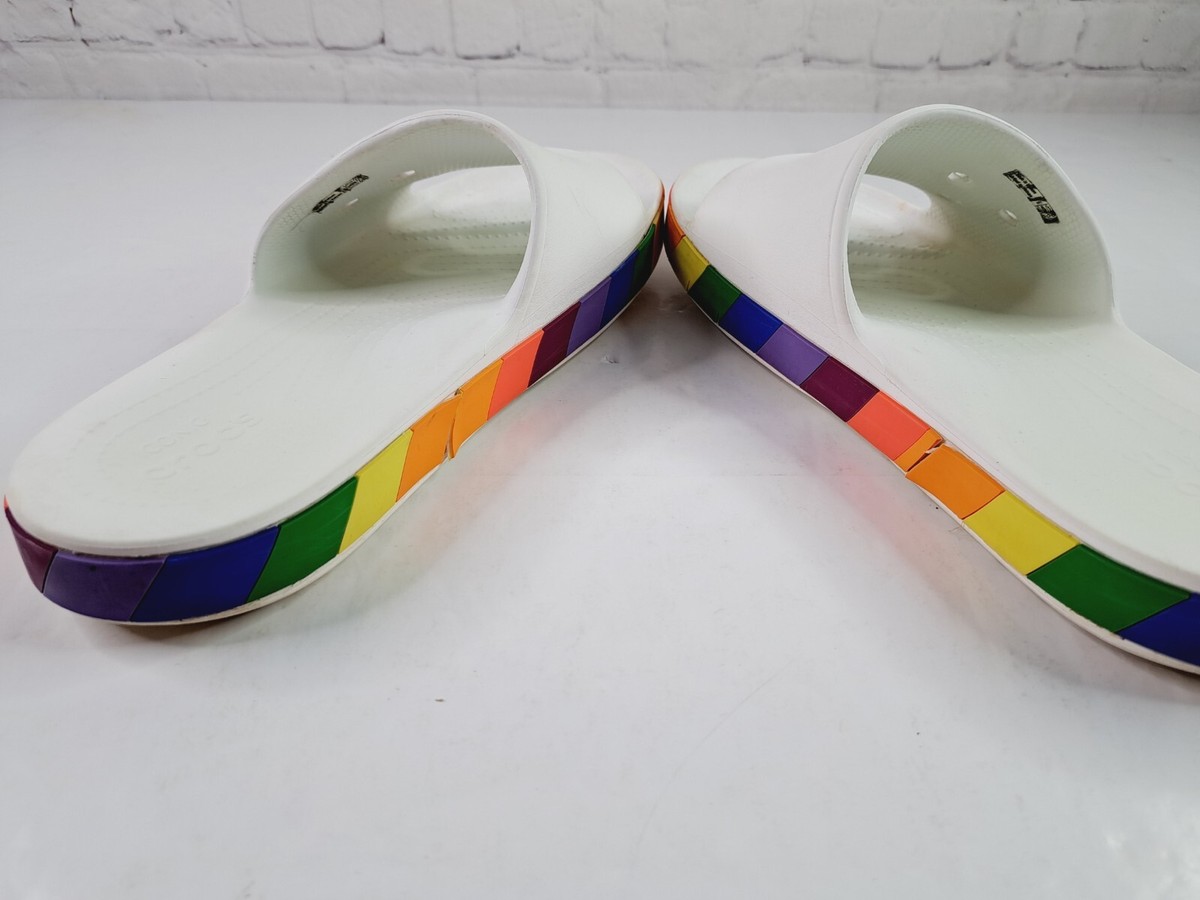 Crocs Crocband Clogs Black Rainbow Men’s 9 Women’s 11 Comfortable Shoes Slides CNCPTS for the Crocs EXP Classic Clog The Crocs EXP Classic  main image 2