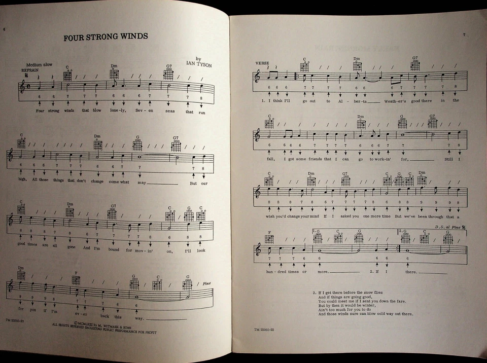 Harmonica Folk Songs Of Today & Guitar Sheet Music Songbook - Image 4 of 4