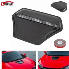 For Honda Civic Hatchback Type R 2016-2021 Carbon Fiber Engine Hood Vent Cover