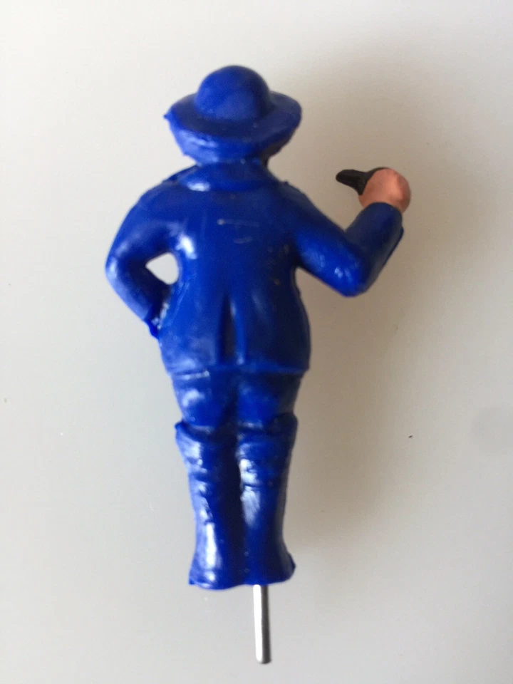 3 x Vtg Seemann Kapitän handbemalt Figur 50 mm Fröha NOS Ostsee Nordsee Leyla - Bild 3 von 4