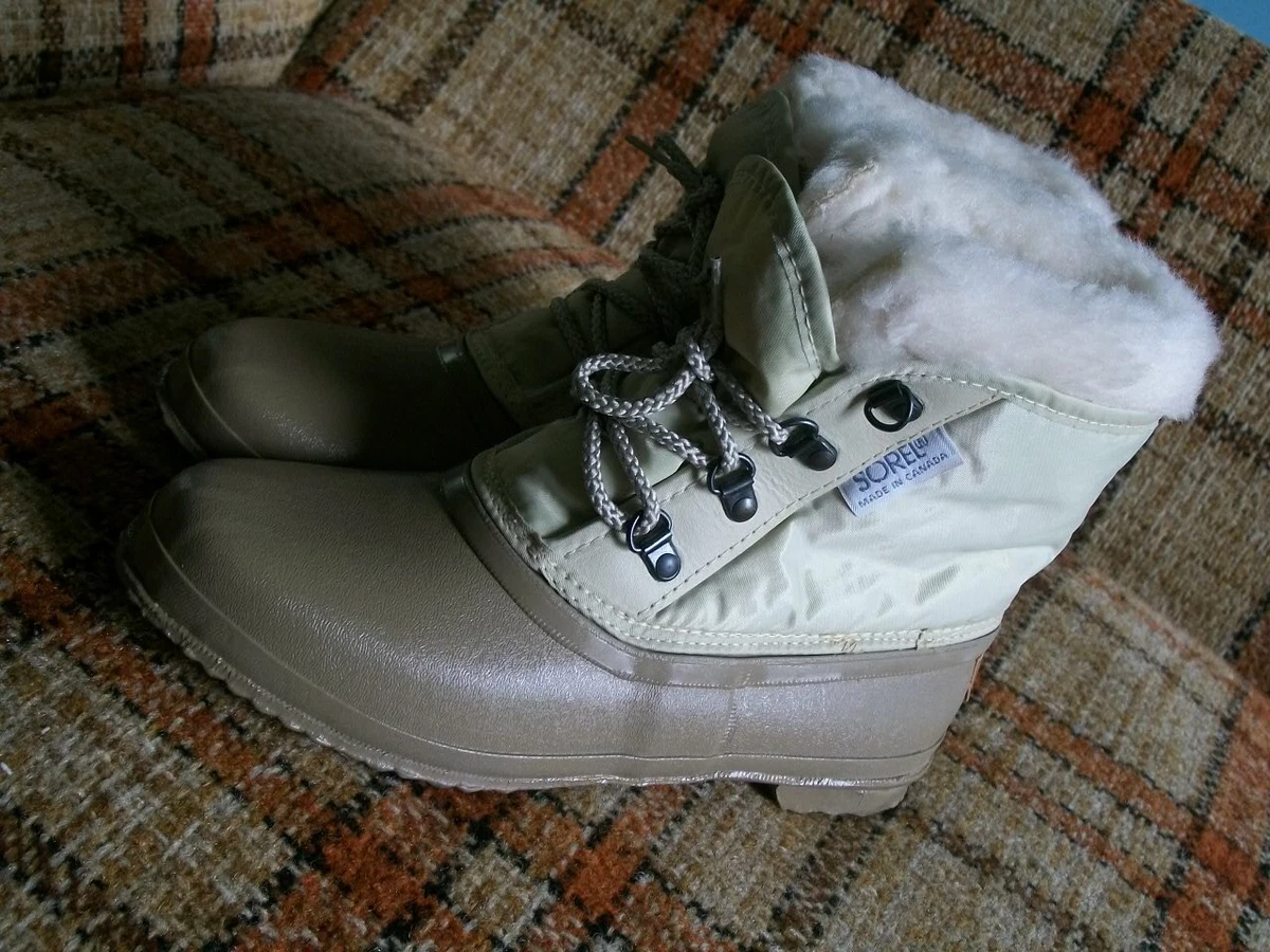 Sorel cream shop boots