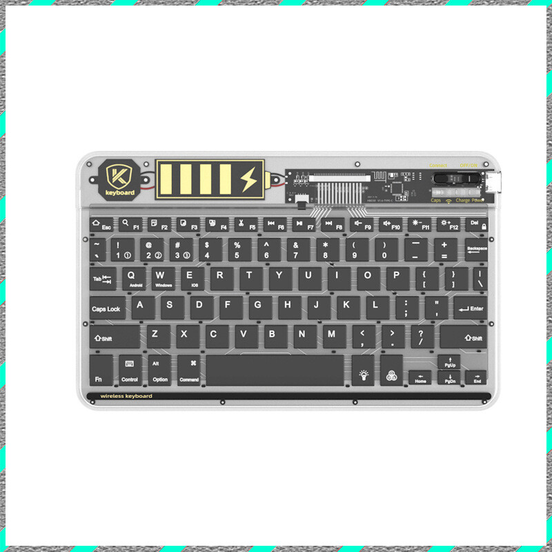 Rechargeable mini Portable ultrathin Wireless Bluetooth keyboard for PC ipad Mac