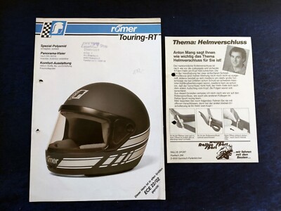 Römer Touring RT Systemhelm Prospekt gelocht + Beilage