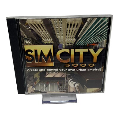 SimCity 3000 (PC, 2000) CD-ROM EA Games Windows