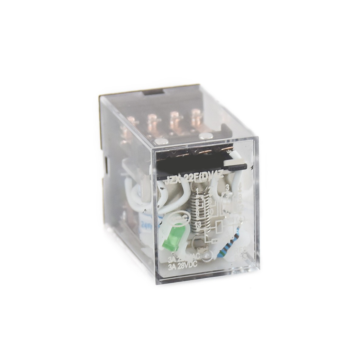 1x For AC DC Intermediate 14pin Relay 36V 3A 220V JZX-22F/4Z 24V