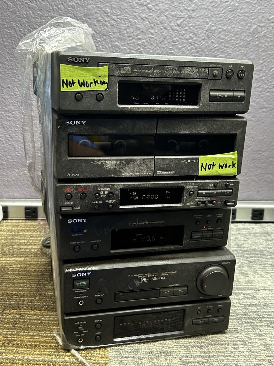 Sony FH-E838CD Compact Disc Player FM-AM Timer Tuner Stereo