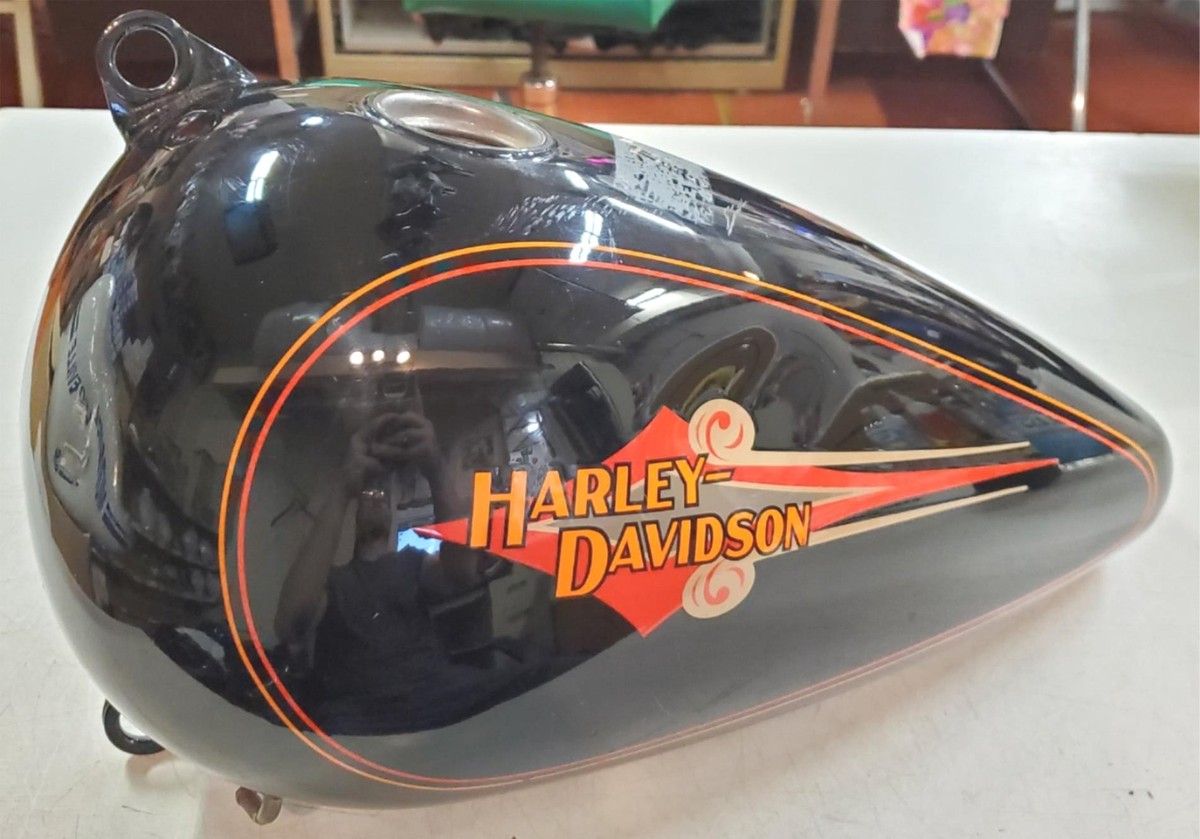OEM Harley Vivid Black Left Gas Tank 4.2 Gal FLSTC FLSTF FXSTS