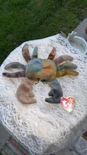 Collectible TY Beanie Baby Claude the Crab 1996 Retired Rare