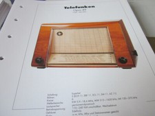 Schema elettrico archivio radio 2004 Telefunken Opus 49, 1949
