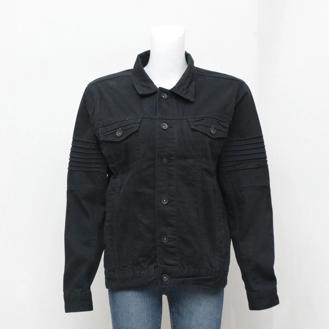 Vintage Southpole Men's Black Denim Jacket