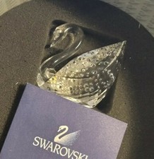 Swarovski Large Swan #187407 Centenary 100 Years Crystal Figurine with box v4