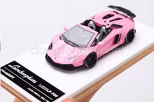 FW 1:64 Pink Aventador LP700 Convertible LBWK Sport Model Diecast Resin Car