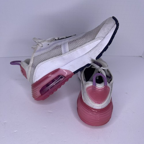Nike Air Max 2090 White Pink Sneakers Athletic Running CJ4066 003 4Y/5.5 WOMEN - Picture 8 of 9