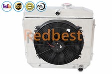 3 Rows Alu Radiatorshroudfan For 55-57 Chevy Small Block 150210 Sbc V8 At Mt 3 Rows Alu Radiatorshroudfan For 55-57 Chevy Small Block 150210 Sbc V8 At Mt