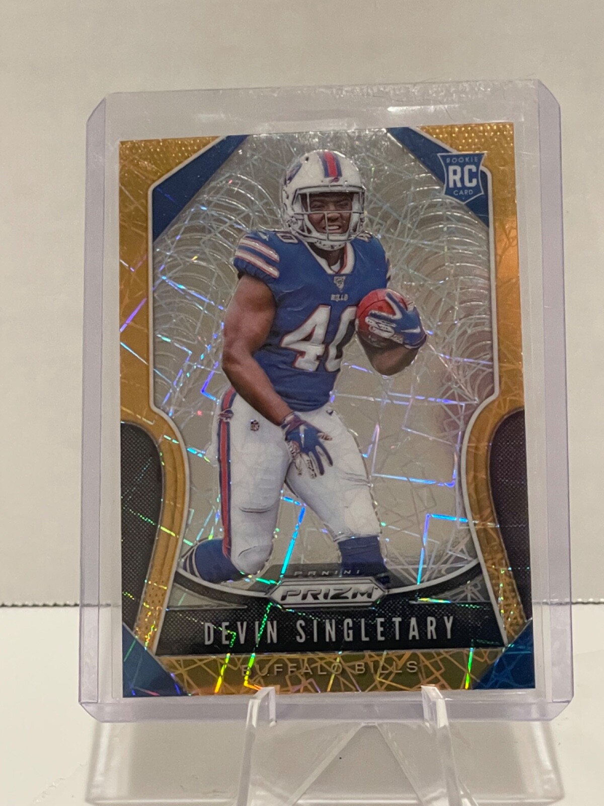 2019 Panini Prizm - Rookies Lazer Prizm #335 Devin Singletary (RC)