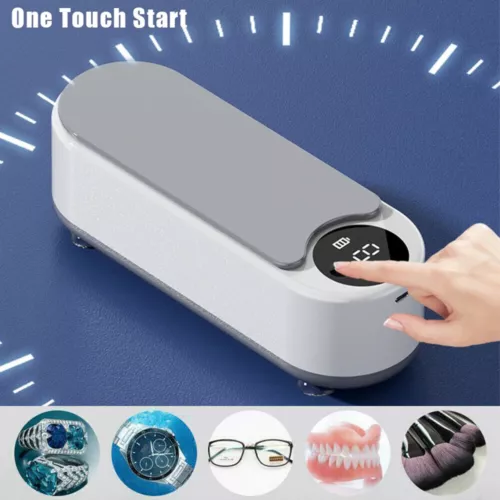 Ultrasonic Cleaner Sonic Wave Tank Glasses Watch Jewellery Cleaning Machine UK - Picture 1 of 13