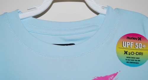 NWT Hurley Toddler Boys Blue Moisture Wicking 2pc Crew T-Shirt & Short Set sz 4T - Picture 4 of 14