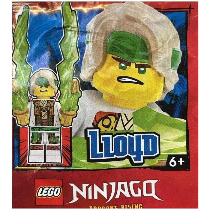Бумажный пакет LEGO Ninjago Dragons Rising сезон 2 Lloyd #3 892501 (ЗАПЕЧАТАННЫЙ)