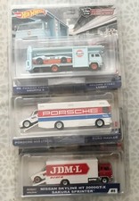 Hot wheels Team Transport Porsche ,Gulf,JDM-L. JOBLOT