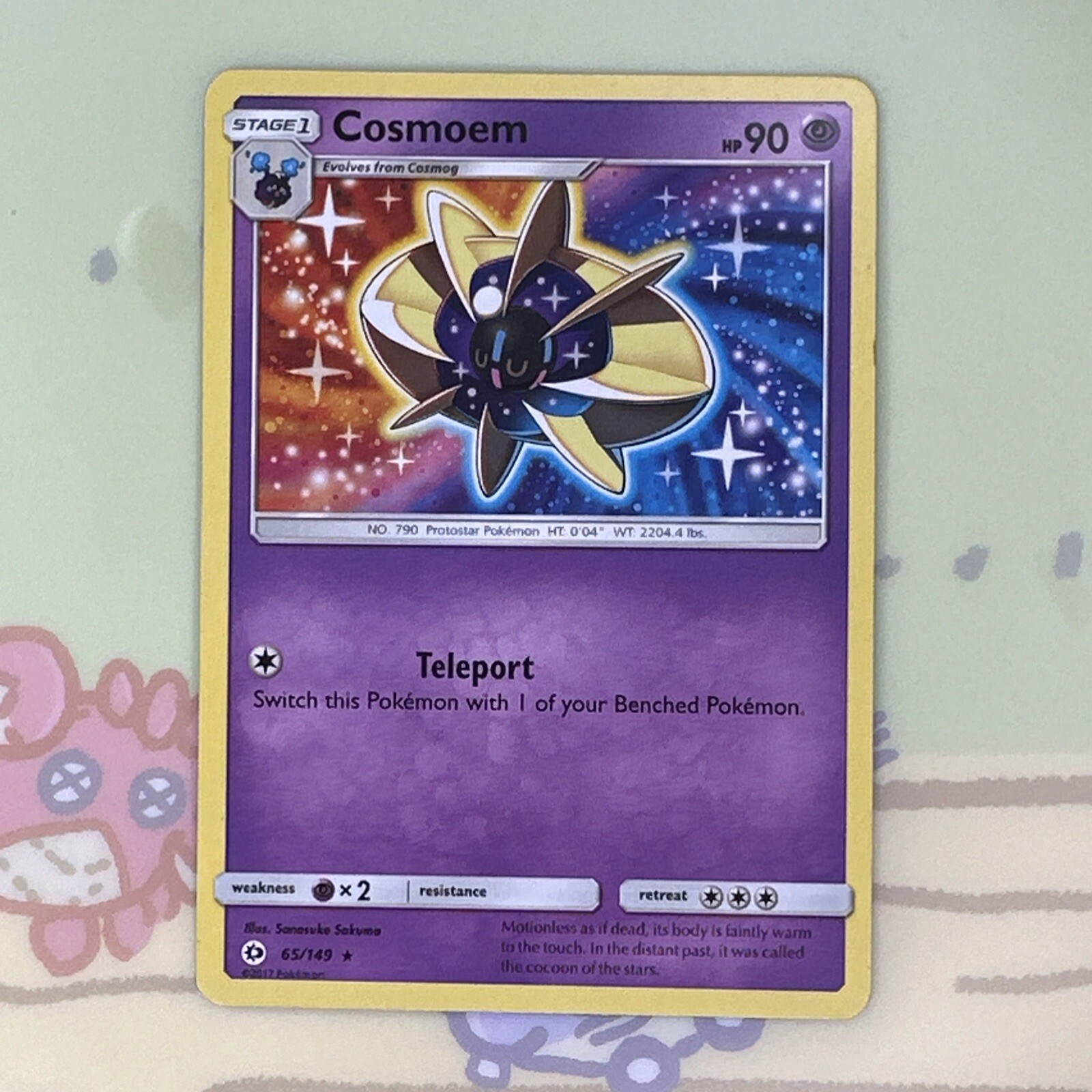 Cosmoem 65/149 Rare Regular Pokemon SM1 Sun & Moon Base LP