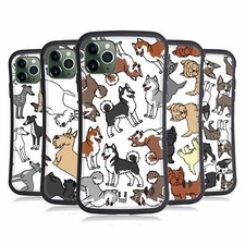 HEAD CASE DESIGNS DOG BREED PATTERNS 6 HYBRID CASE FOR APPLE iPHONES PHONES