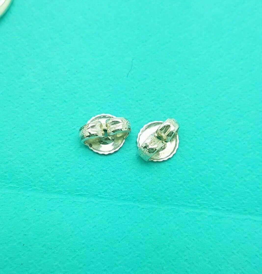Tiffany & Co. Elsa Peretti 11mm Silver Open Heart Stud Earrings, RRP £475 image 3