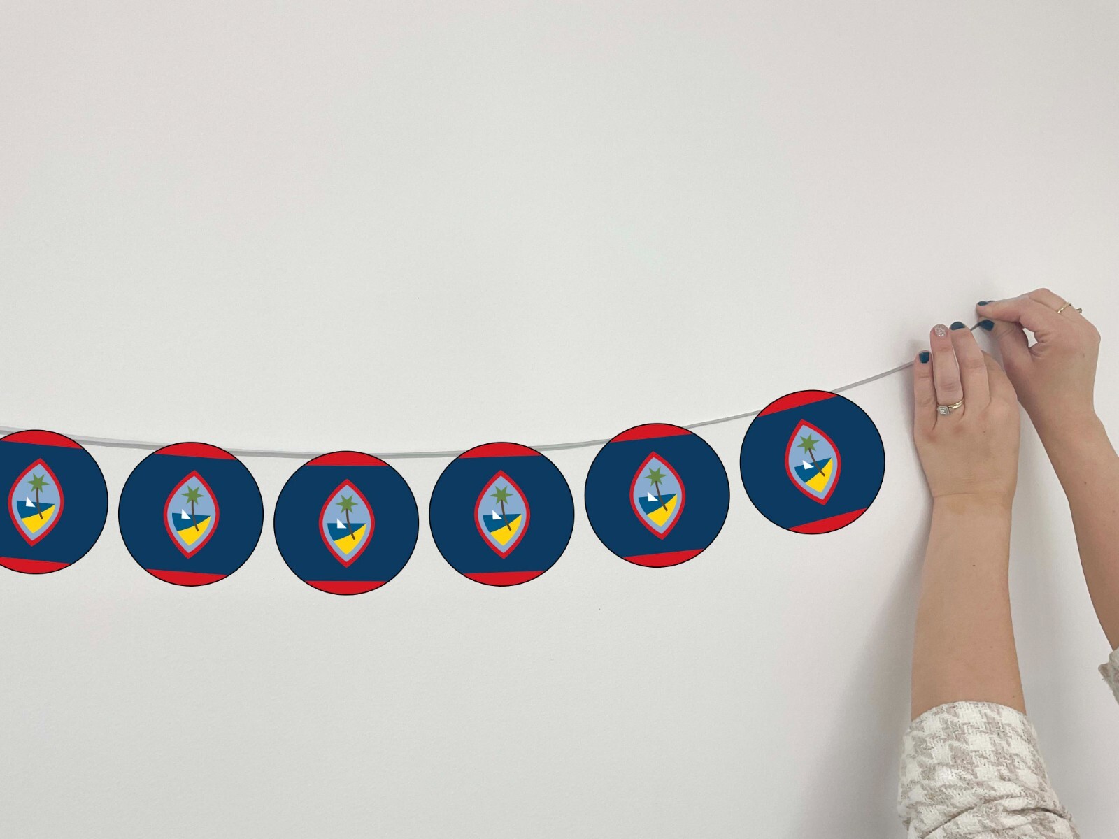 Guam Flag Bunting Party Decorations World Events 12pcs eBay