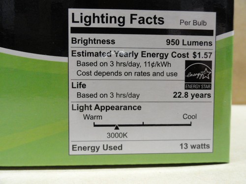 (12) MaxLite LED PAR38 Light Bulb 13W=90W Flood 35 Dimmable Warm White 3000K - Picture 6 of 7