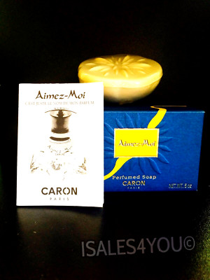 Caron Aimez-Moi Perfumed Soap 5 oz / 150 g  New In Sealed Box Original Vintage