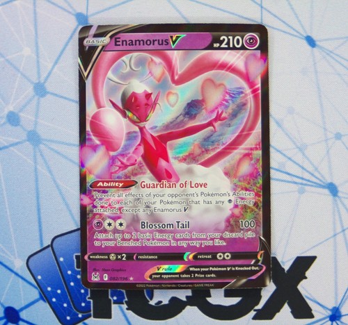 Pokemon - Enamorus V - 082/196 - Lost Origin - Holo - Ultra Rare NM - 第 1/1 張圖片