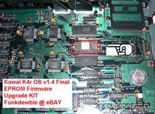 Kawai K4r OS 1.4 EPROM Firmware Upgrade KIT / New ROM Final Update Chip K4-r