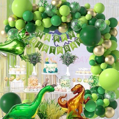 Dinosaur Frozen Balloon Arch Set Garland Birthday Party Wedding Macaron Decor AU - Picture 3 of 73