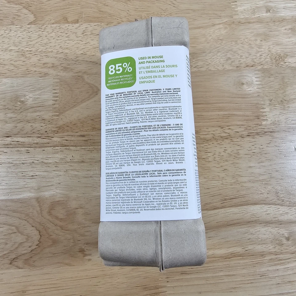 Targus ErgoFlip EcoSmart Full-Size Mouse New - Image 3 of 4