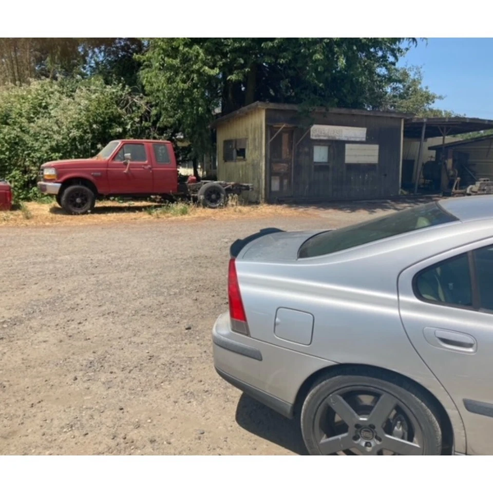 Alerón trasero tipo pico de pato KmhSp 284FC para Volvo S60 2001~2009 sedán Foto 4 de 4