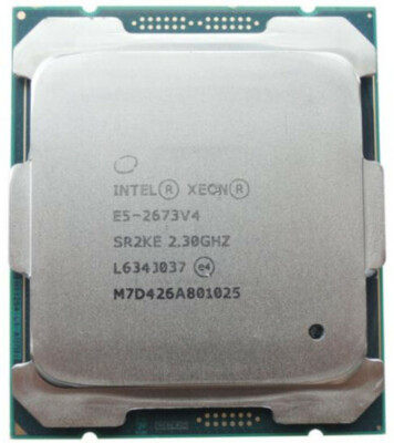 Intel Xeon E5-2673 V4 CPU 20-Core 40T 2.30GHz 30MB SR2KE LGA2011-3 Processor