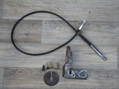87-93 MUSTANG GT THROTTLE CABLE & BRACET OEM FACTORY STOCK 91 GT