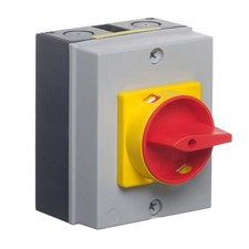 Newlec 32A Rotary Switch Isolator IP65 TPN Disconnector Moulded NLSW324PE