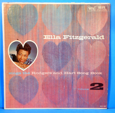 ELLA FITZGERALD SINGS THE RODGERS & HART SONG BOOK VOL 2 LP MONO 1959 VG/VG+!!A